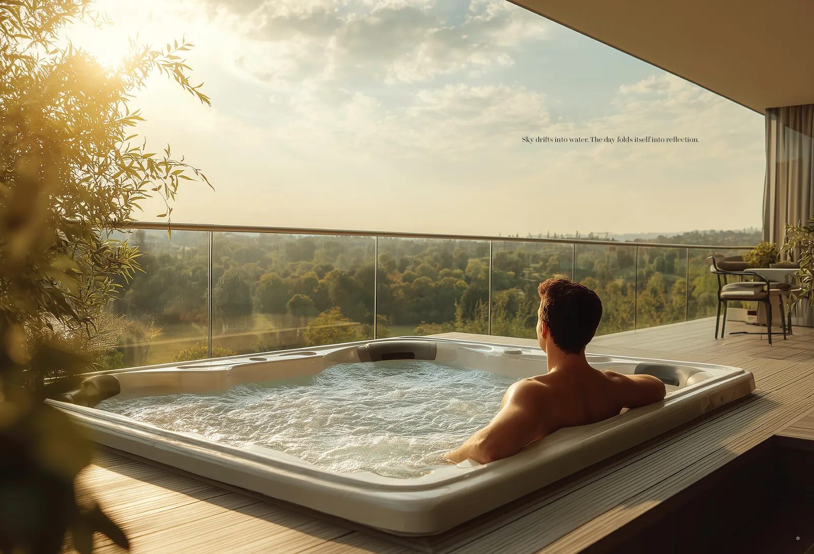 CRC The Peridona residence balcony overlooking the greens