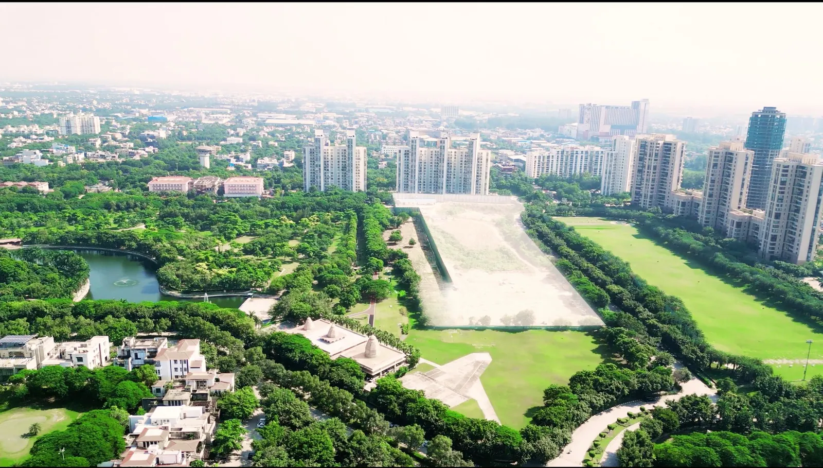 Aerial view of the CRC The Peridona plot